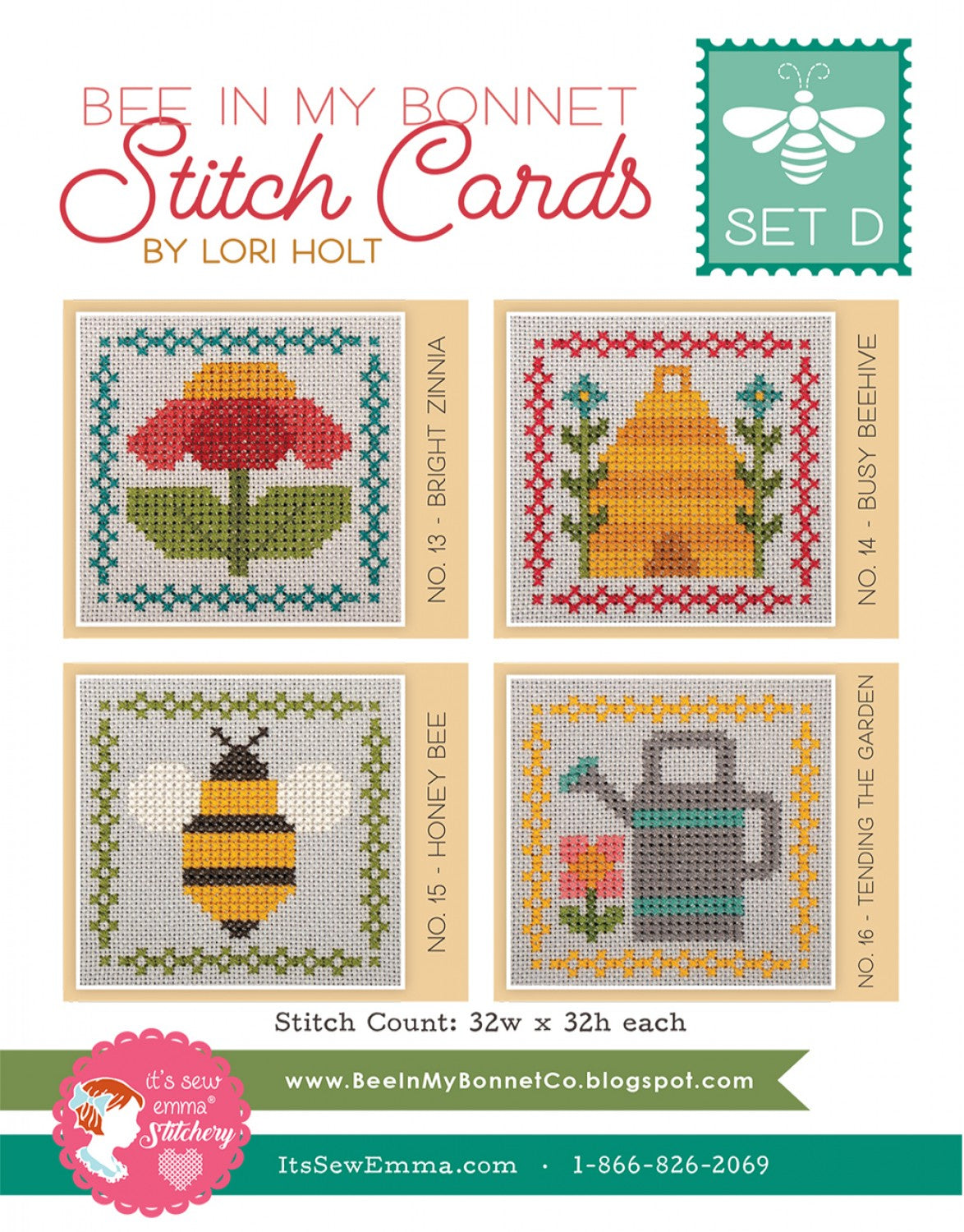 Stitch Cards - Set D