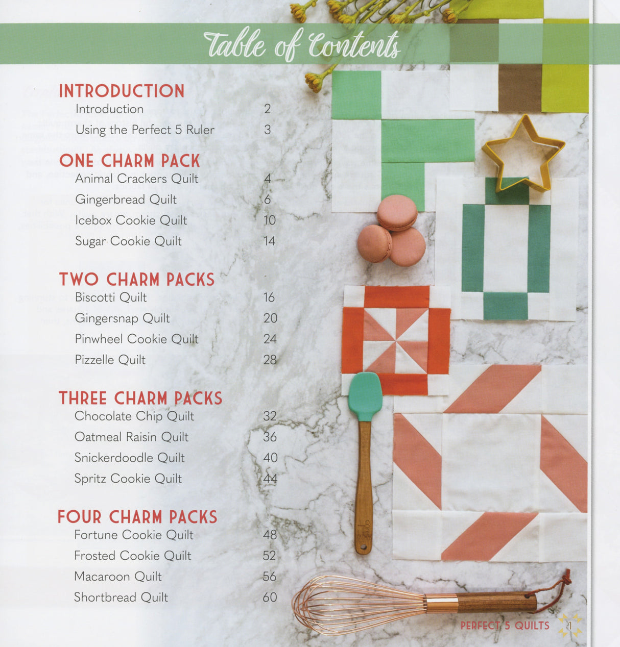 Perfect 5 Quilts Book
