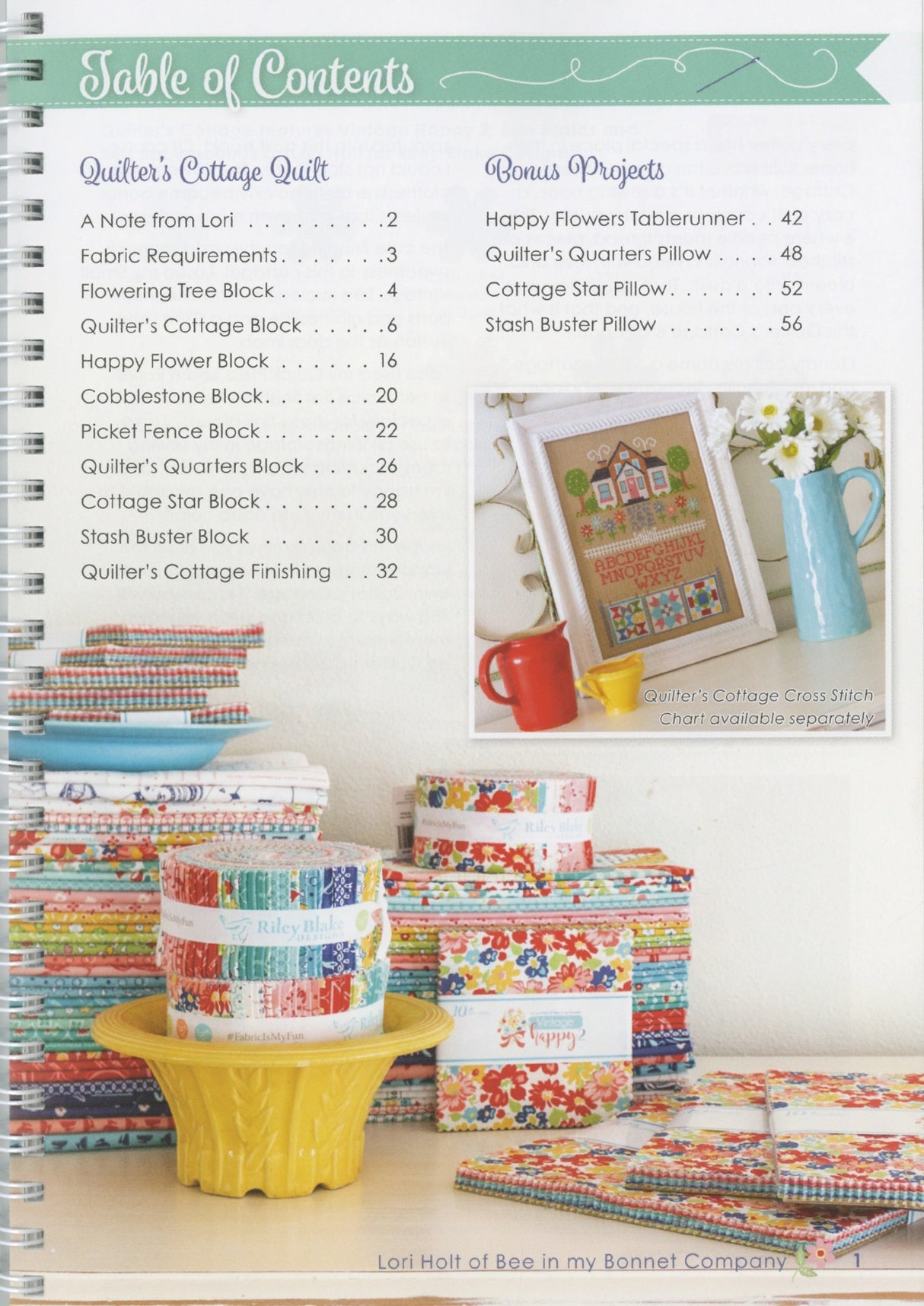 Quilter's Cottage Book