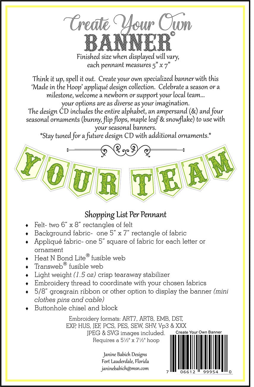 Create Your Own Banner