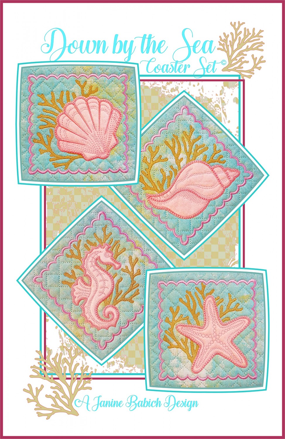 Down by the Sea Coaster Set