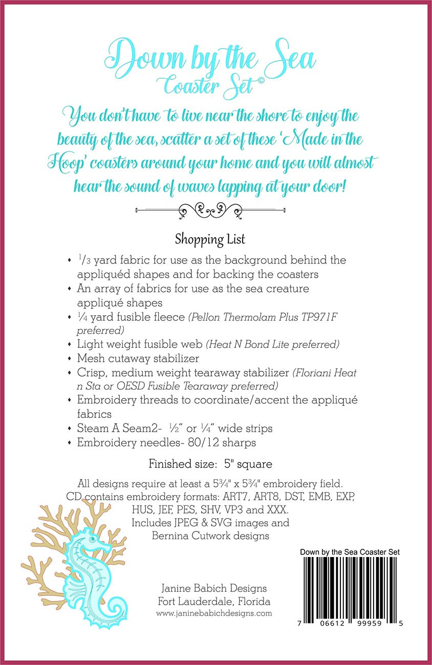 Down by the Sea Coaster Set