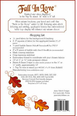 Fall in Love Quilt Pattern