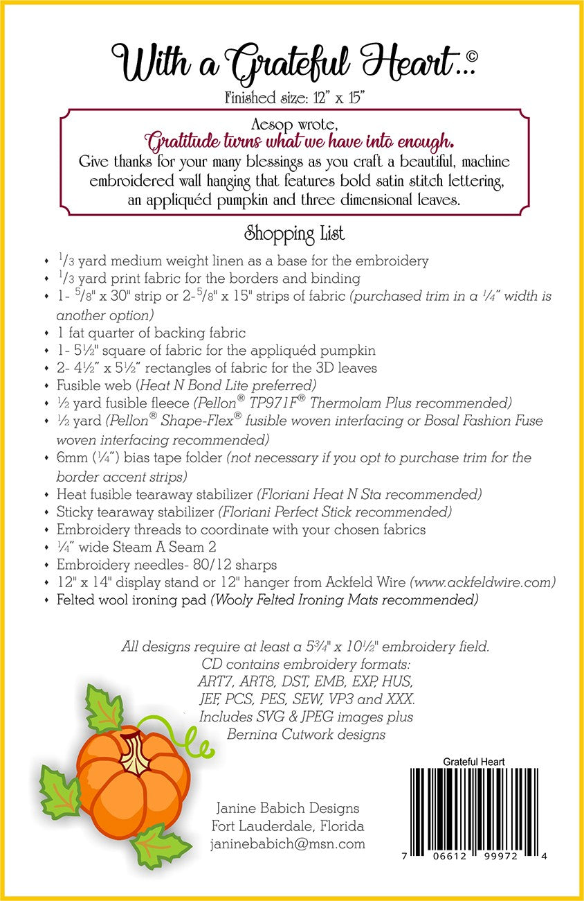 Grateful Heart Wall Hanging