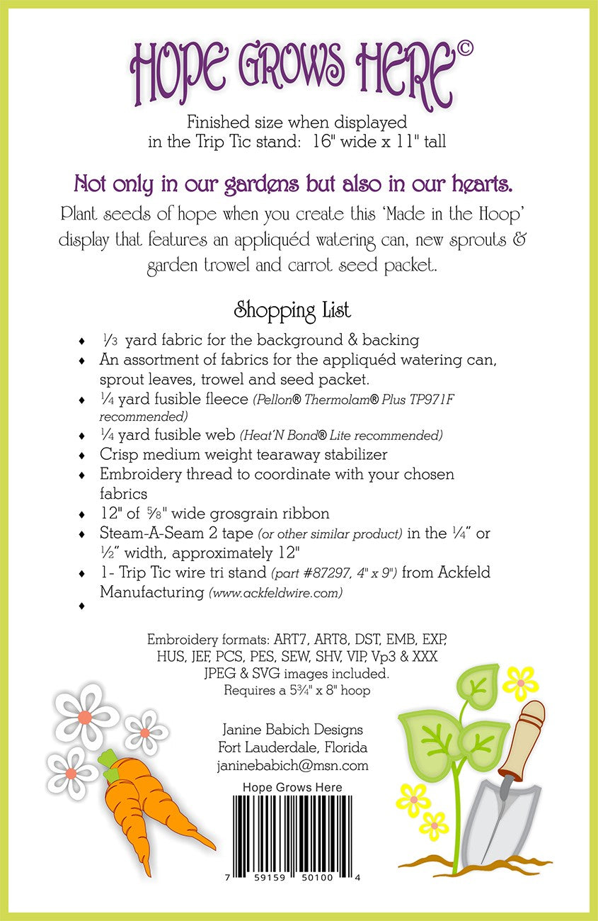 Hope Grows Here Table Top Display