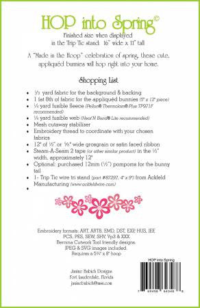 Hop Into Spring Pattern