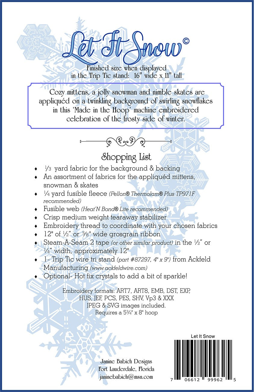 Let It Snow Table Top Display