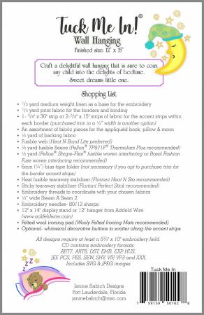 Tuck Me In! Wall Hanging