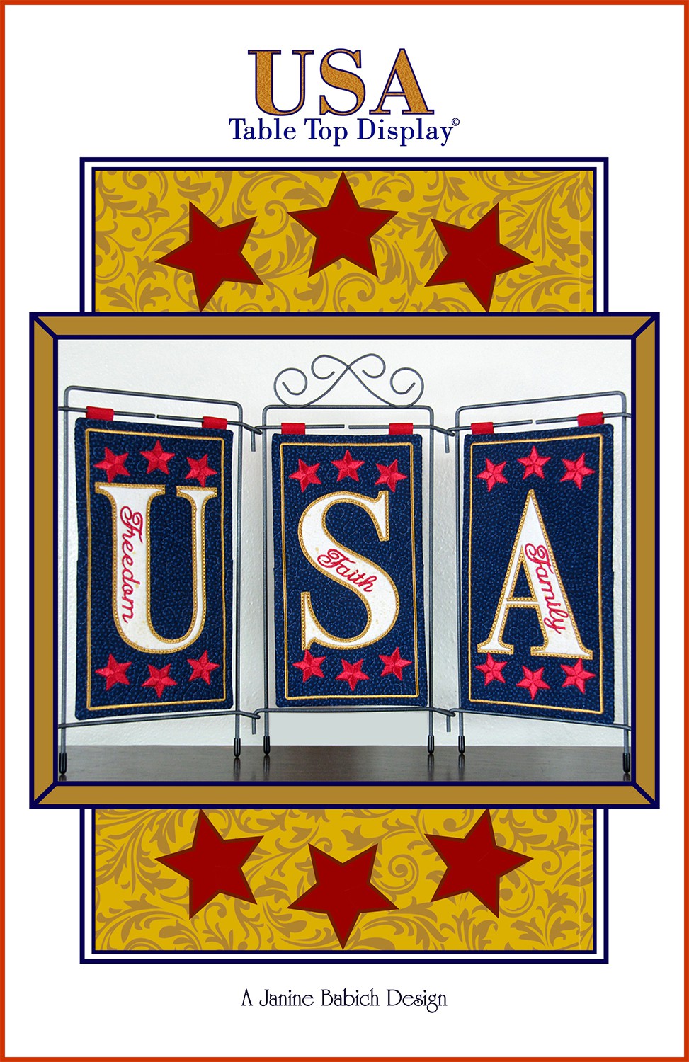 USA Table Top Display Pattern