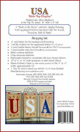 USA Table Top Display