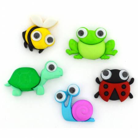 Wild and Wacky Buttons by Dress It Up