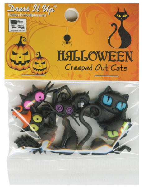 Creeped Out Cats 5ct by Dress It Up