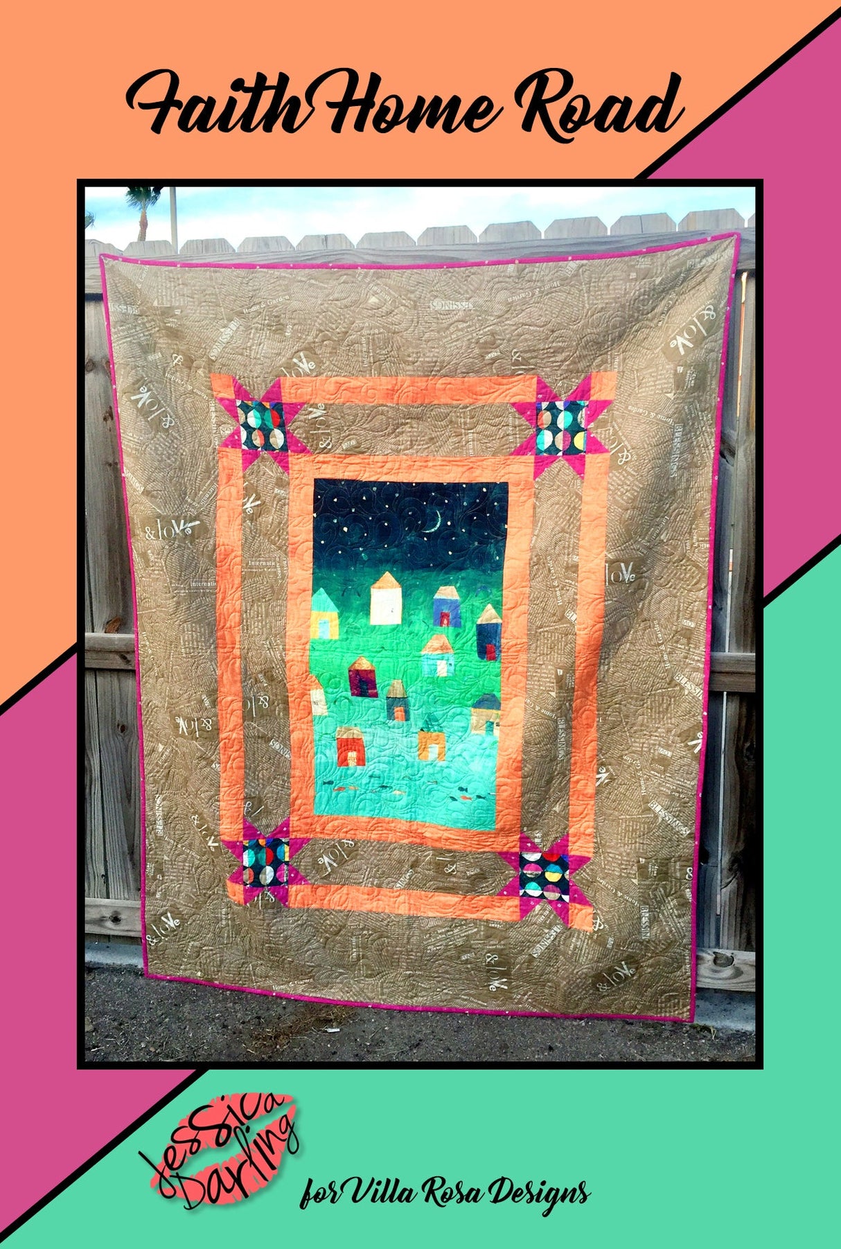 Faith Home Road Downloadable Pattern by Villa Rosa Designs