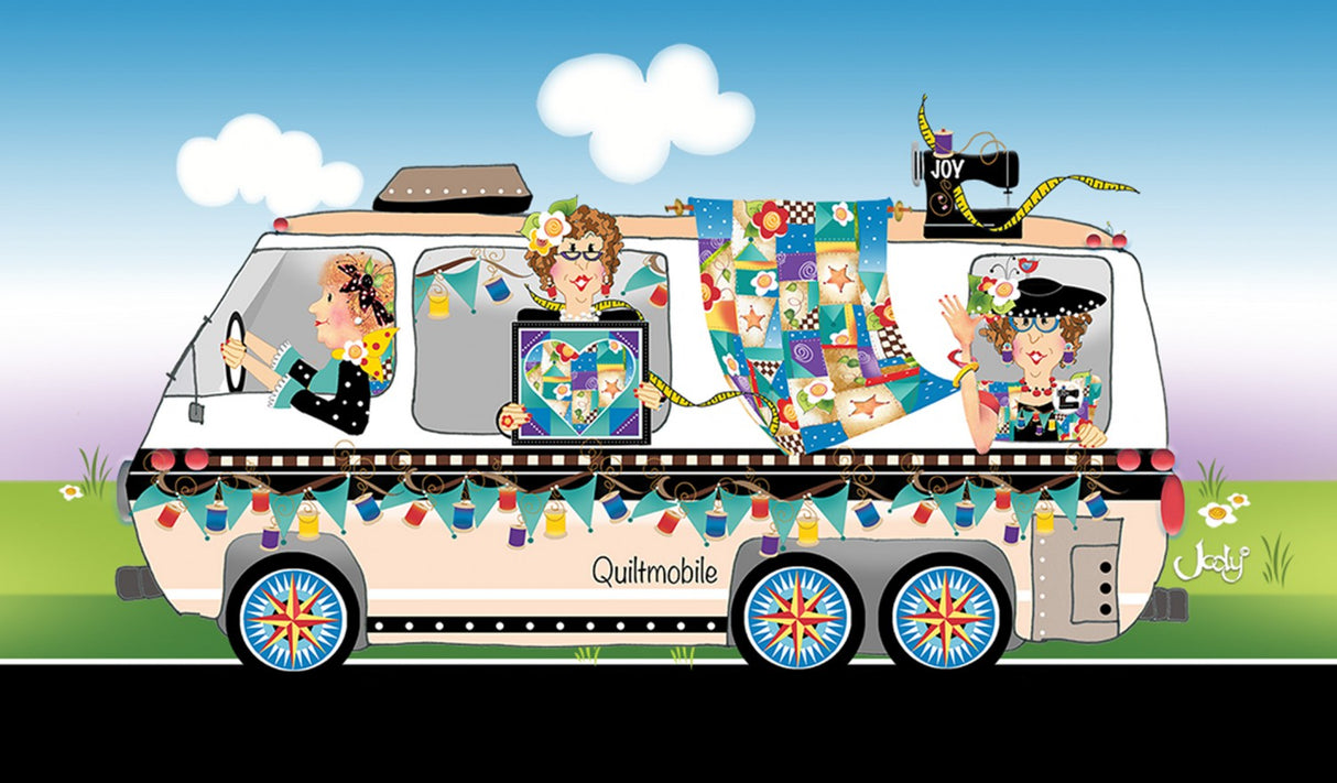 Quiltmobile Gift Magnet