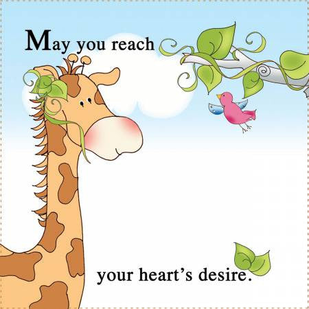 Quilt Label Giraffe 2 per Pack