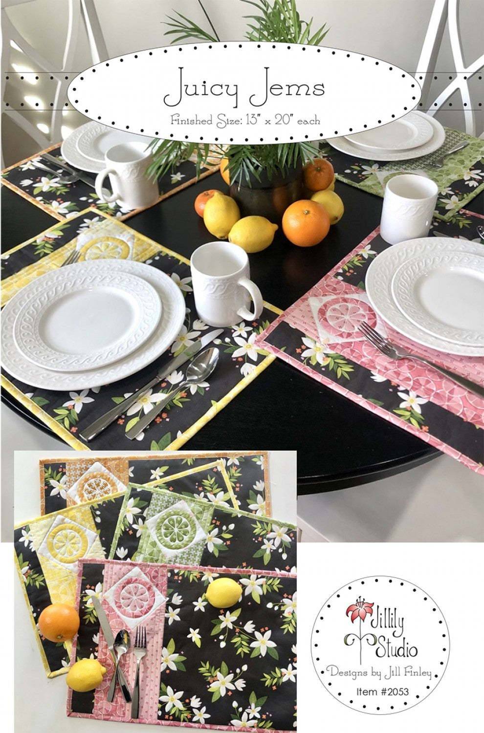 Juicy Jems Placemat Pattern