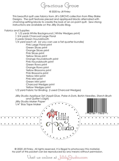 Gracious Grove Quilt Pattern