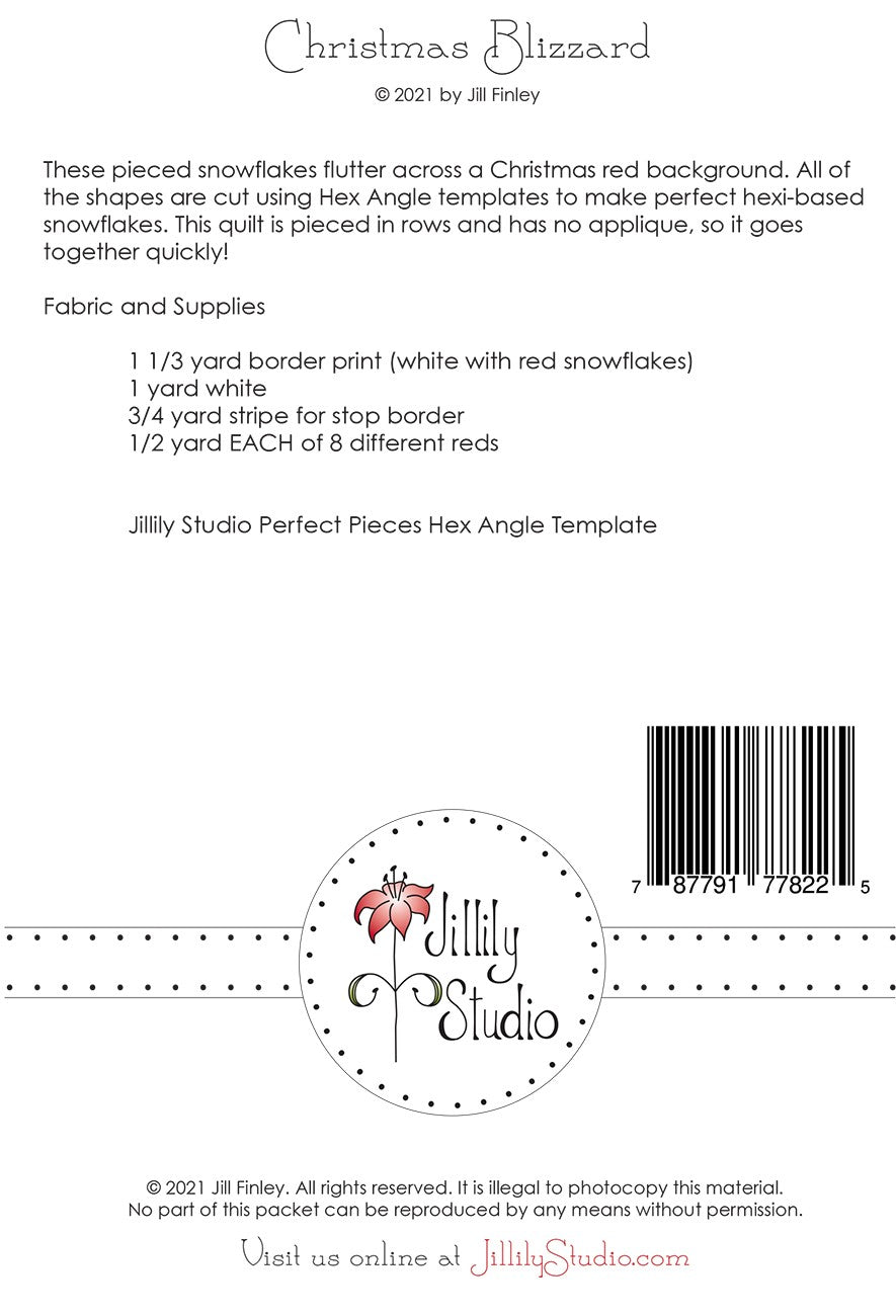 Christmas Blizzard Quilt Pattern