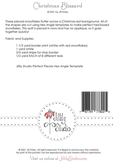 Christmas Blizzard Quilt Pattern