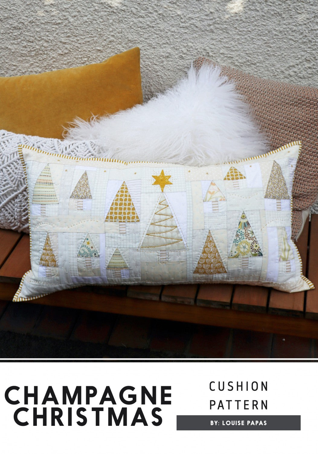 Champagne Christmas Pattern