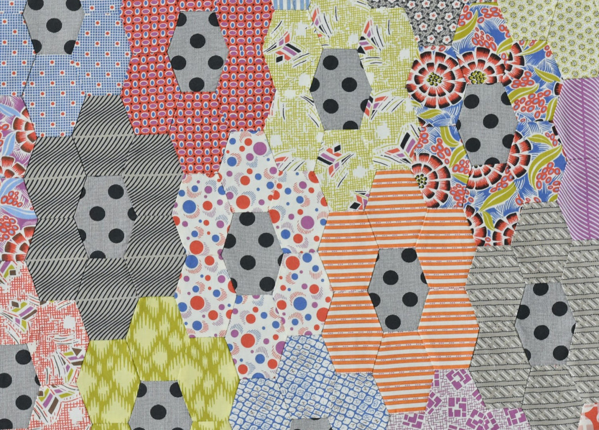 Postcard Project No 16 - Lozenge Hex