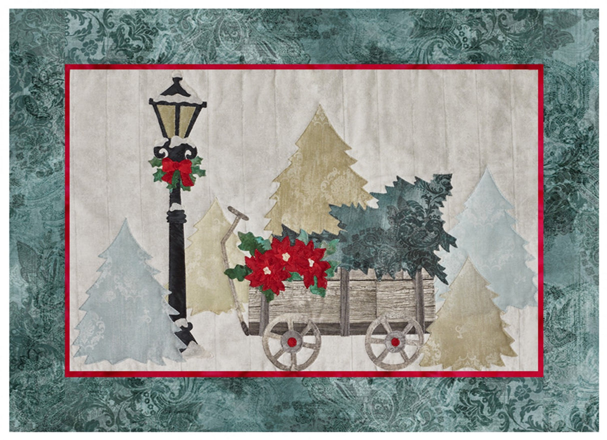 Joyeux Noel - Wagon Applique Pattern