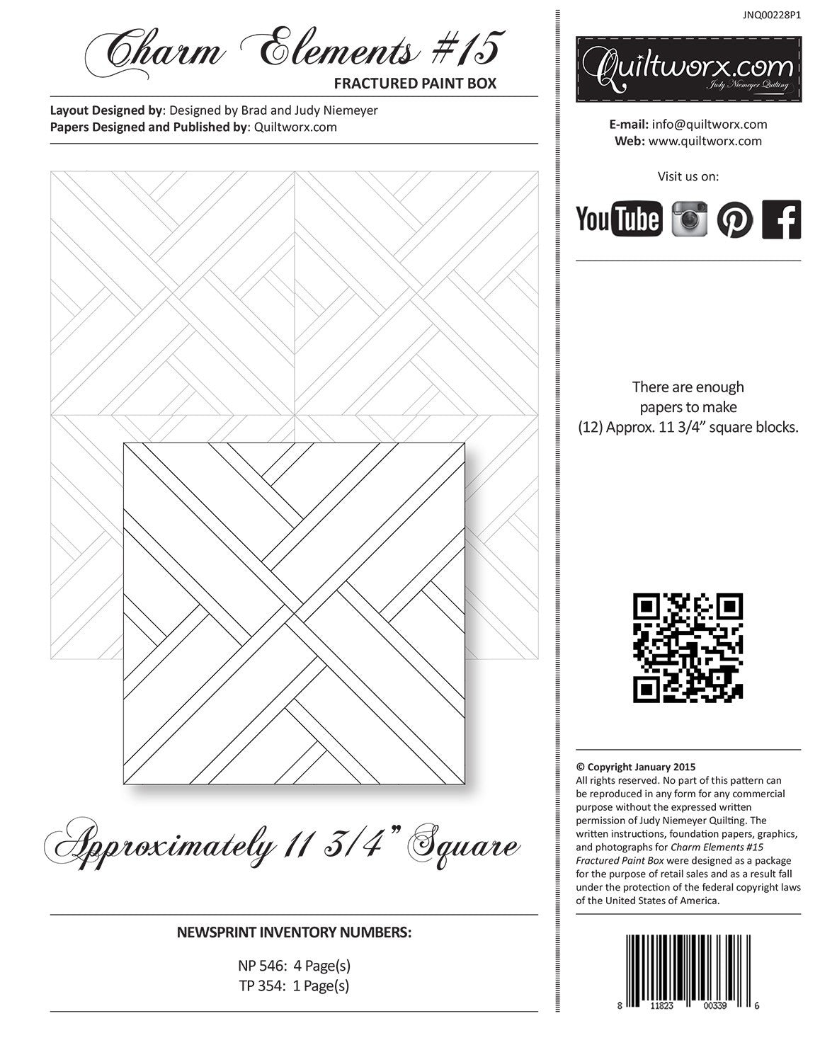 Charm Elements 15 - Fractured Paint Box