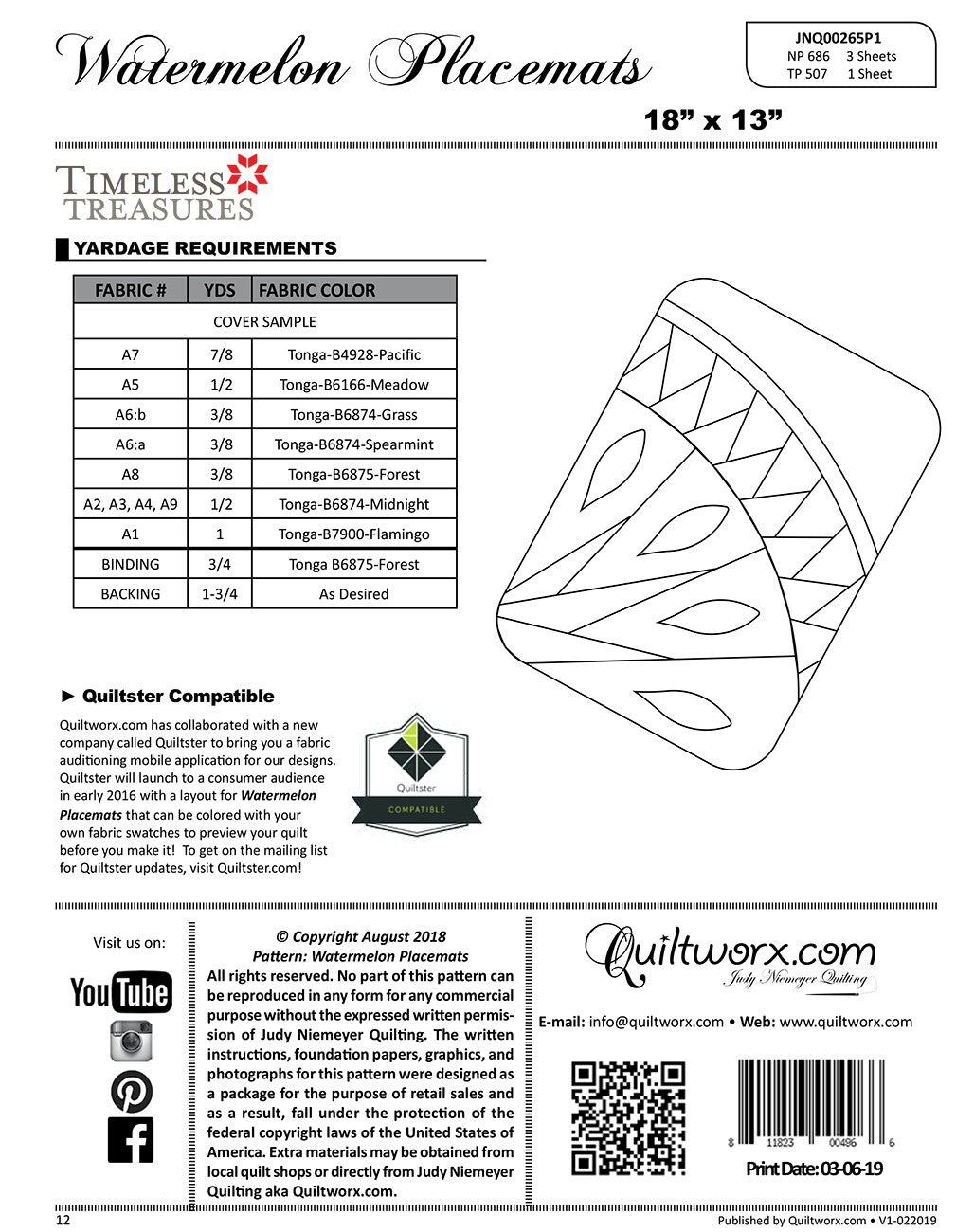 Watermelon Placemats