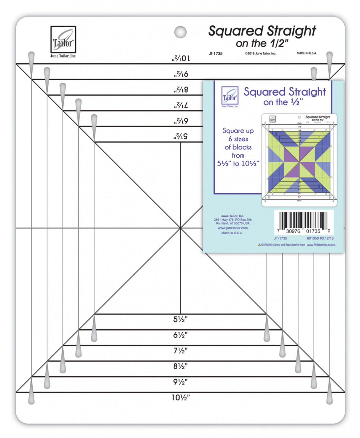 Squared Straight on the 1/2in Ruler