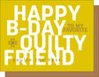 Happy B-Day Gift Card