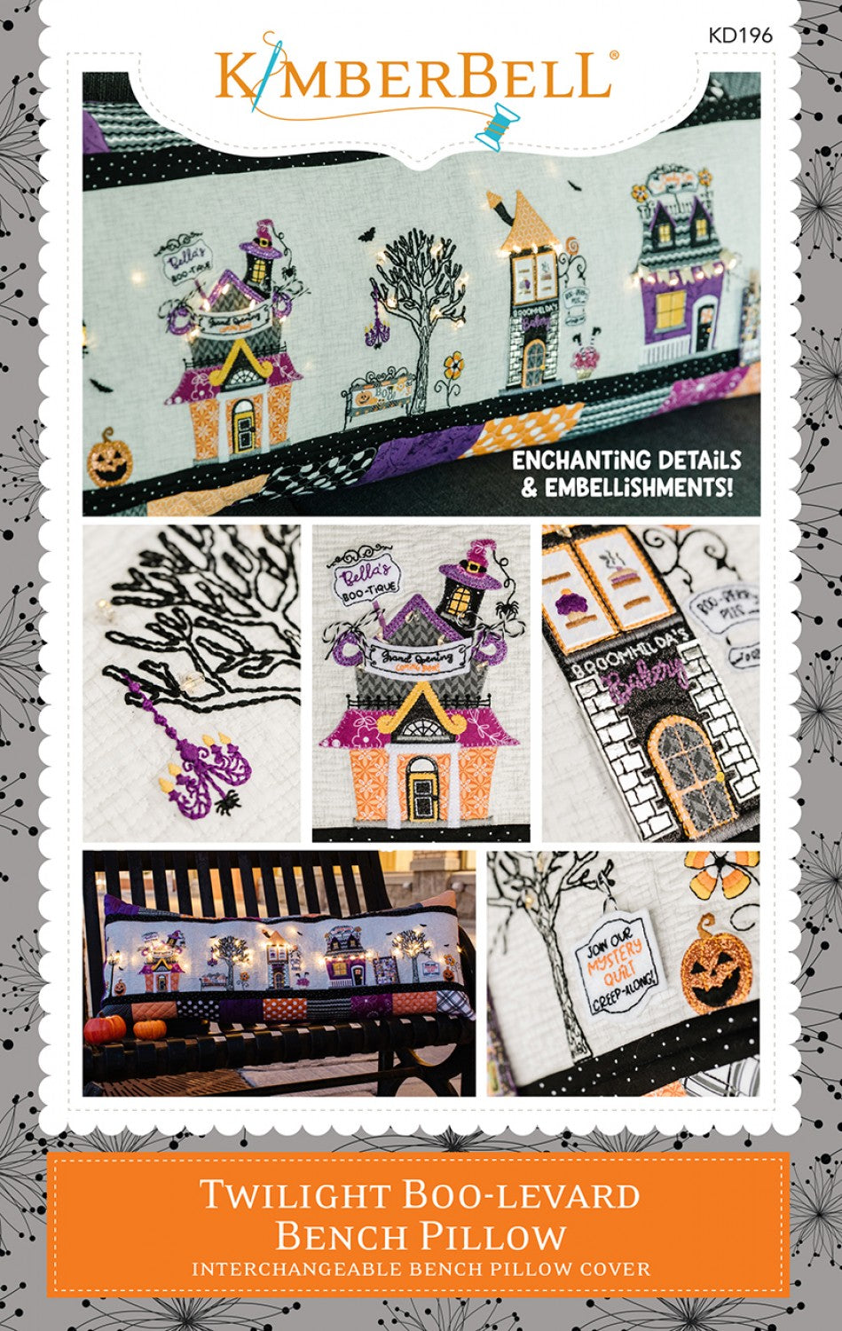 Twilight Boo-levard Bench Pillow - Sewing