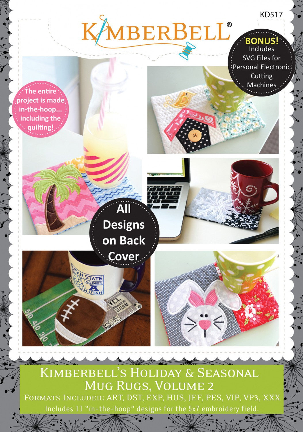 CD Kimberbell Holiday & Seasonal Mug Rugs, Volume 2