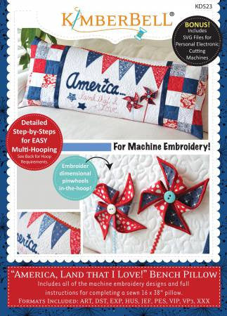 America, Land That I Love! - Bench Pillow CD