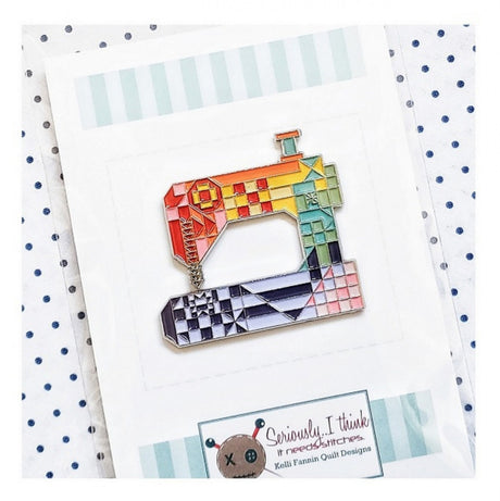 Stitch Happens Enamel Pin