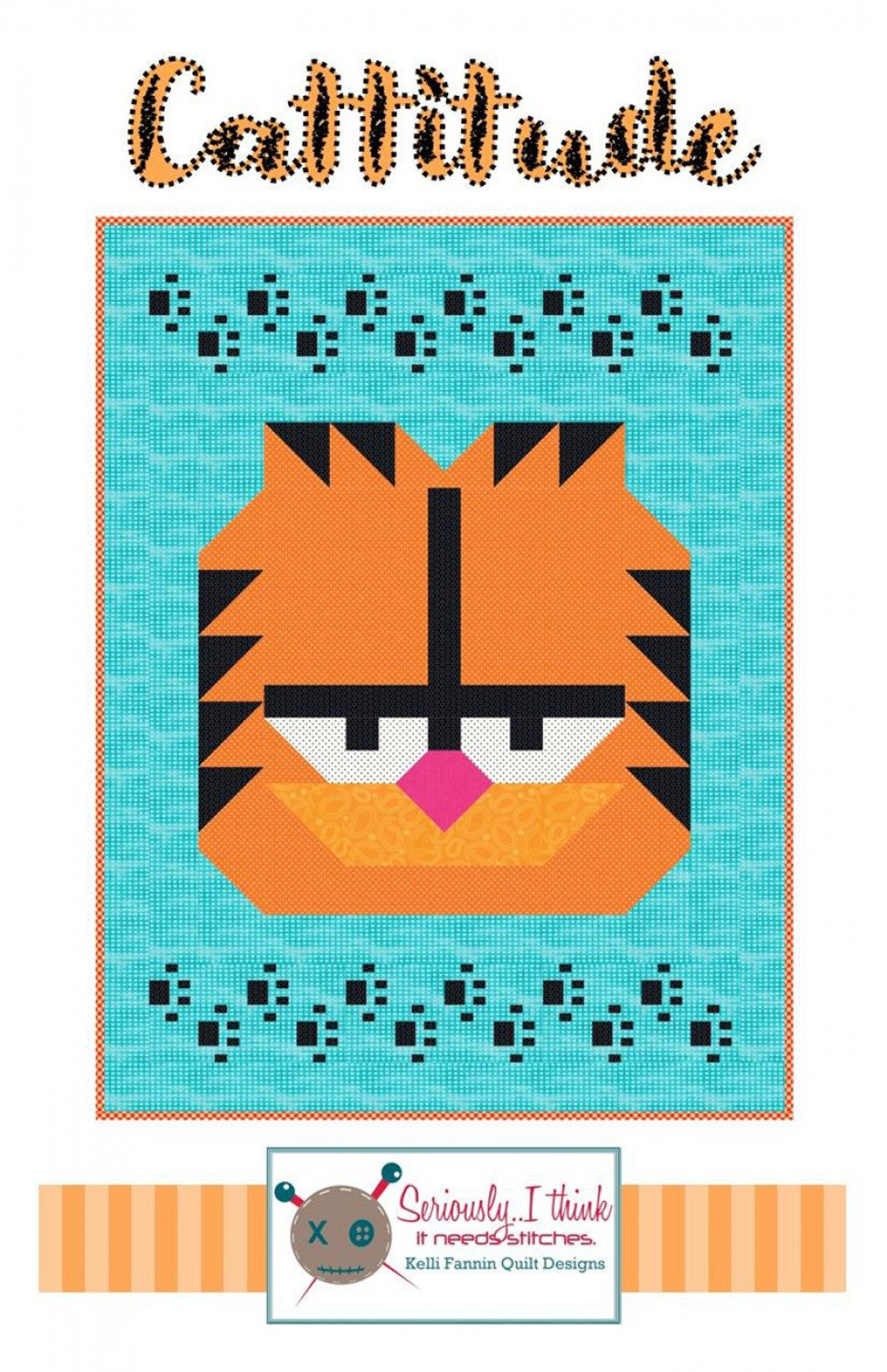 Cattitude Quilt Pattern by Kelli Fannin Quilt Designs