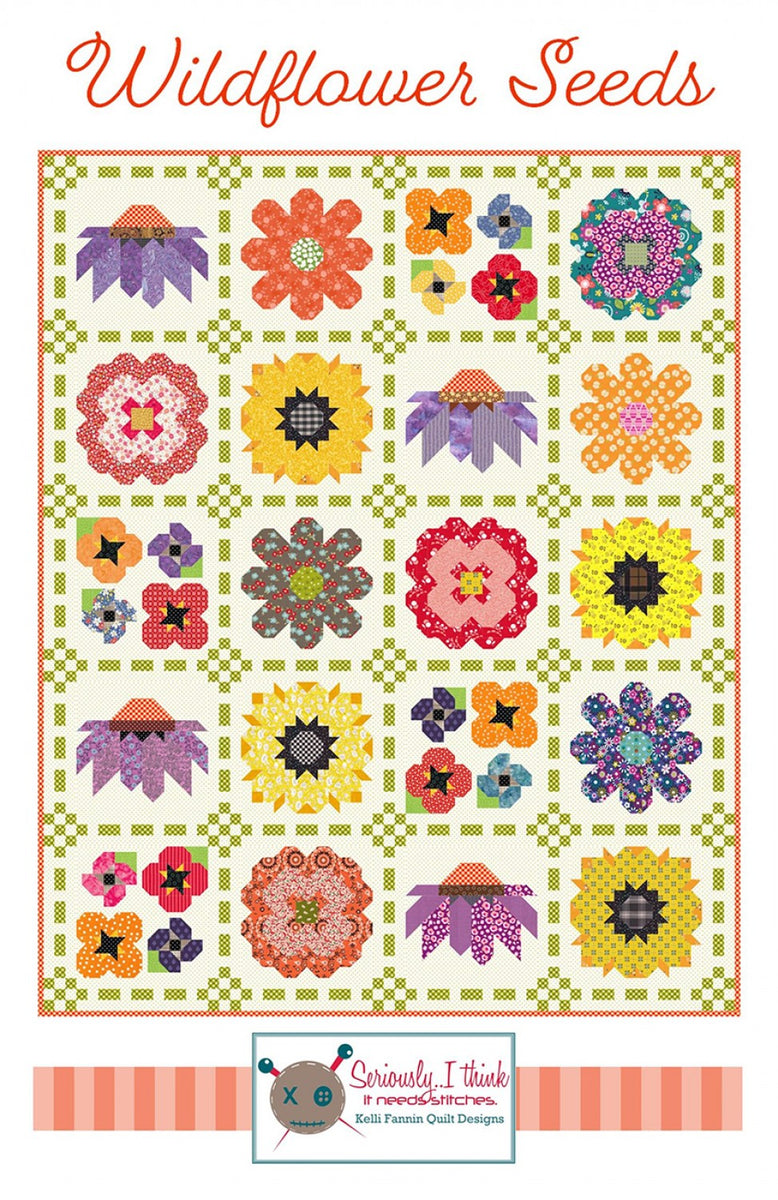 Wildflower Seeds Quilt Pattern Quilting Books Patterns and Notions