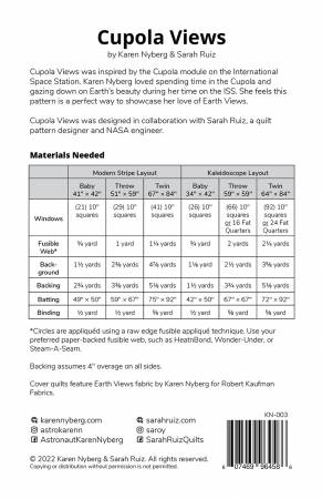 Back of the Cupola Views Limited Edition with Commemorative Sticker