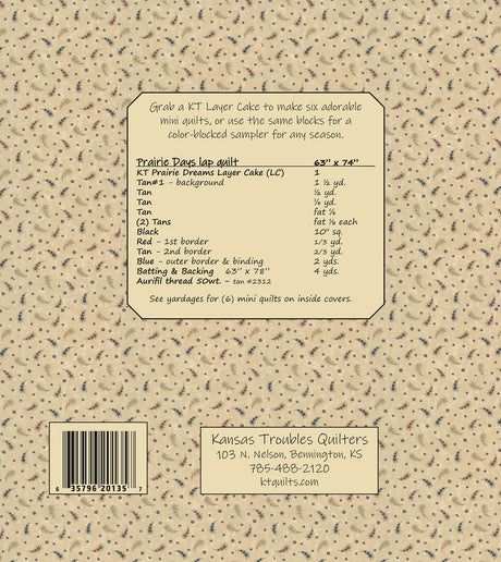 Prairie Days Sampler Quilt