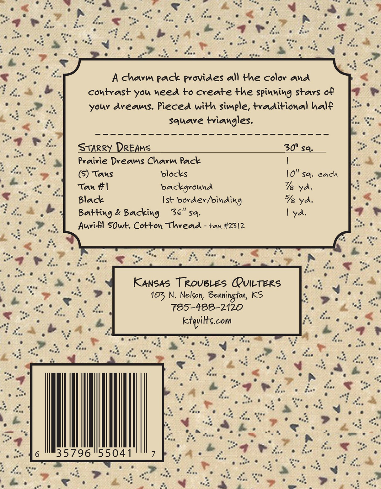 Starry Dreams Charm Quilt