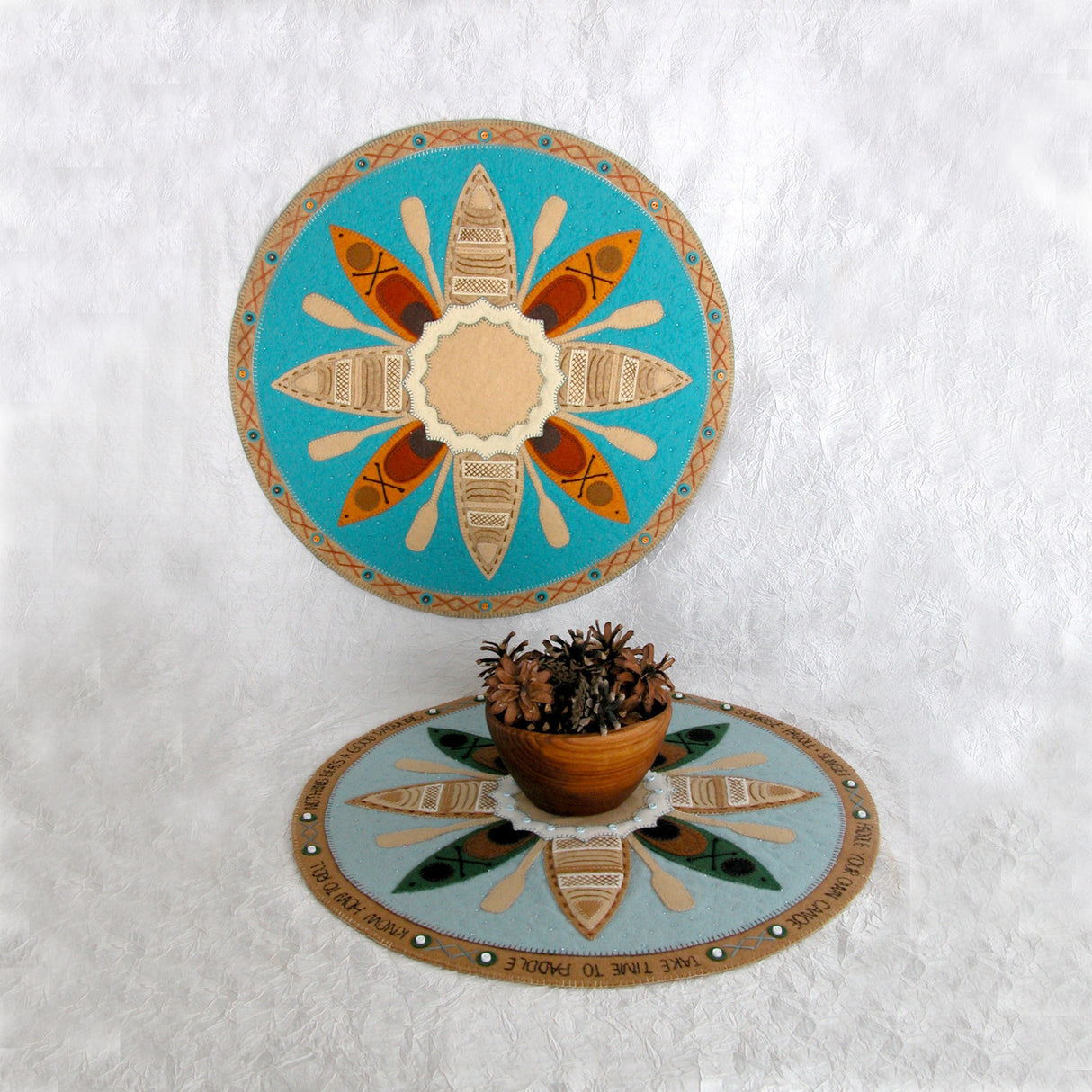 Kayaks and Canoes Table Topper