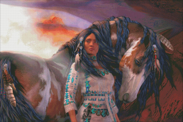 Kindred Spirits Cross Stitch By Laurie Prindle