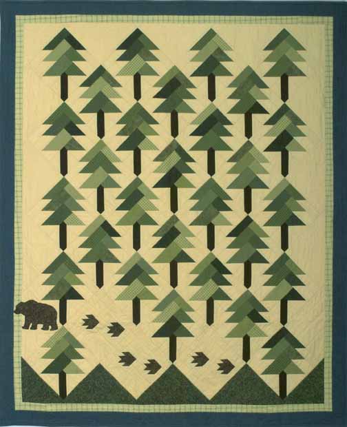 Kootenai Forest Quilt Pattern by Animas Quilts Publishing