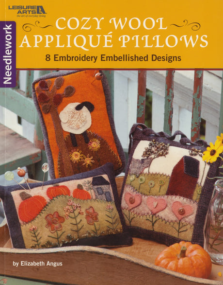 Cozy Wool Applique Pillows