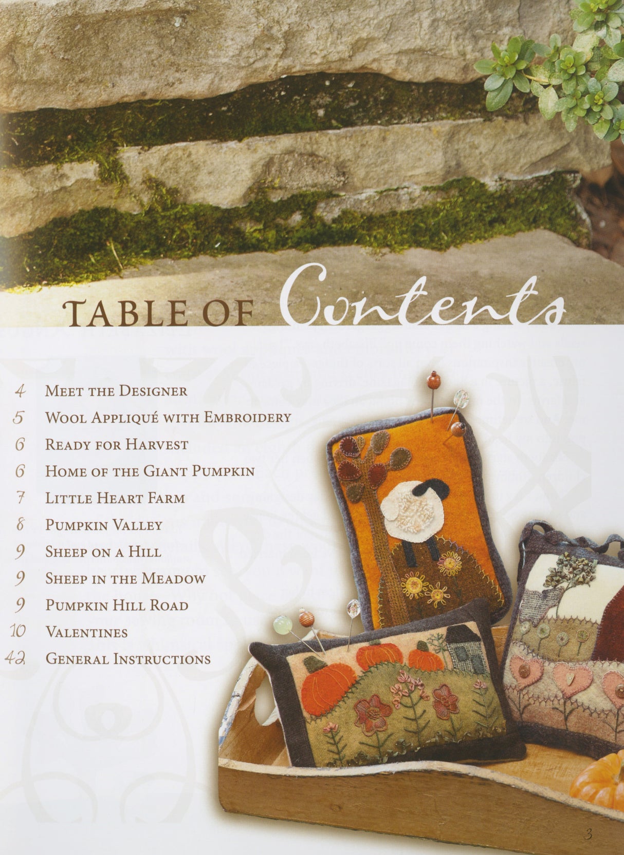 Cozy Wool Applique Pillows