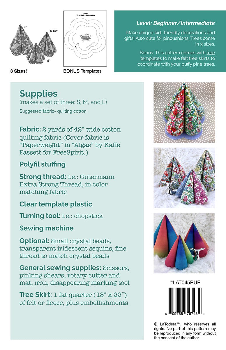 Puffy Pines Tabletop Christmas Trees