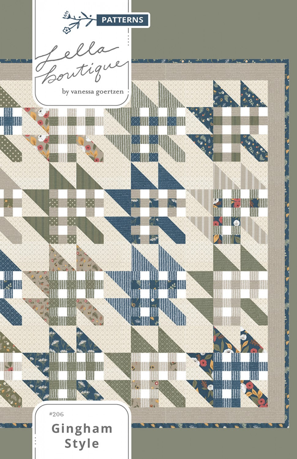 Gingham Style Quilt Pattern