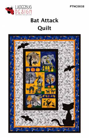 Bat Attack Quilt Pattern by Ladeebug Designs