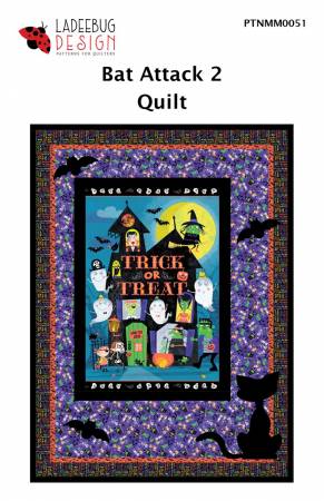 Bat Attack 2 Quilt Pattern by Ladeebug Designs