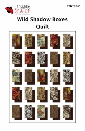 Wild Shadow Boxes Quilt Pattern by Ladeebug Designs