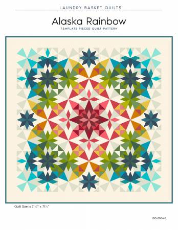 Alaska Rainbow Quilt Pattern by Laundry Basket Quilts